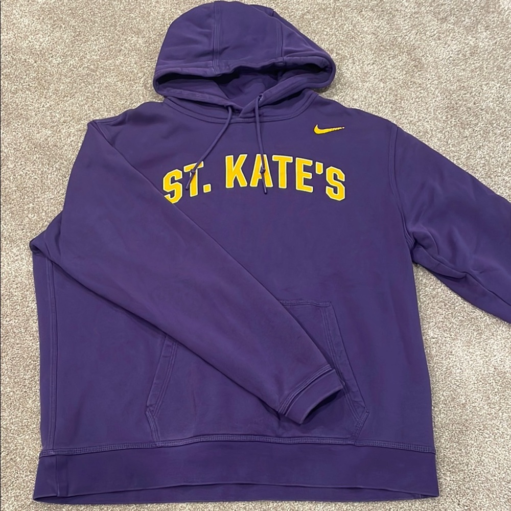 Nike Purple Hoodie with Yellow Accents